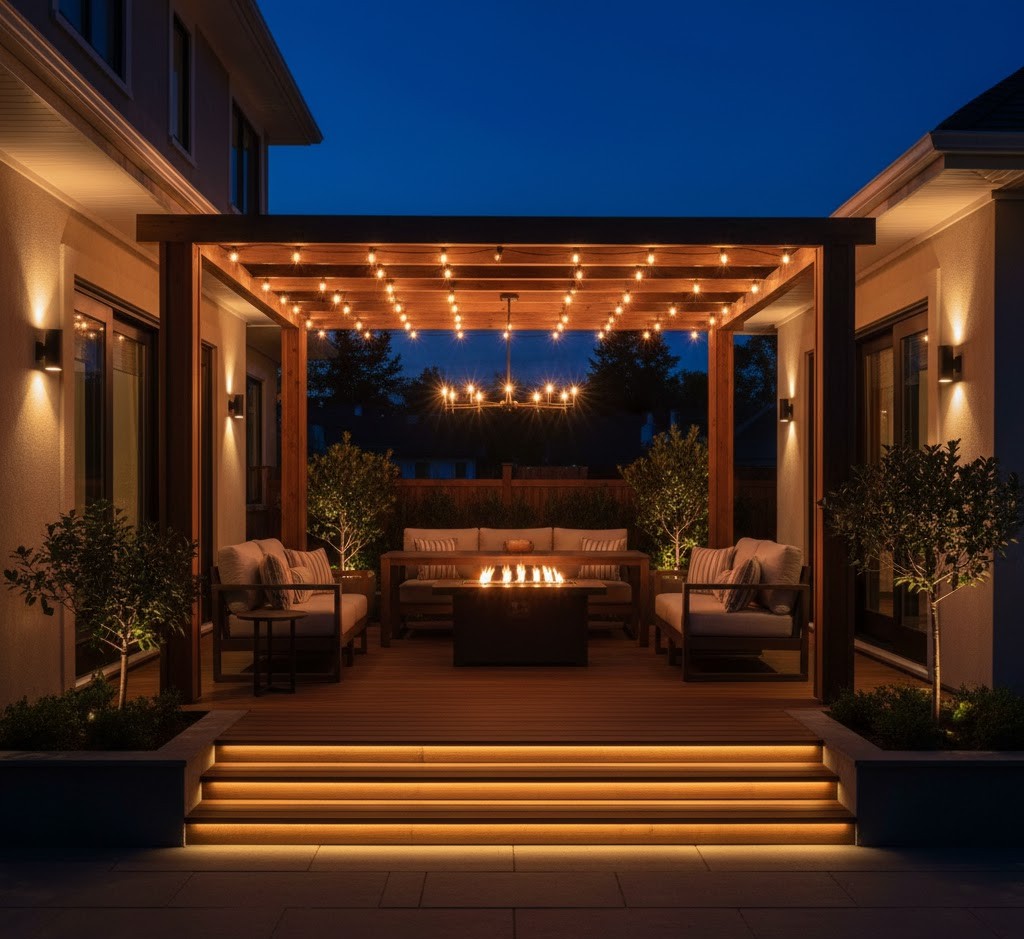 Deck and patio lighting